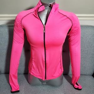 Body instinct pink active wear jacket, M